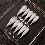 Press-On Nails Stiletto Artistic Peel & Stick