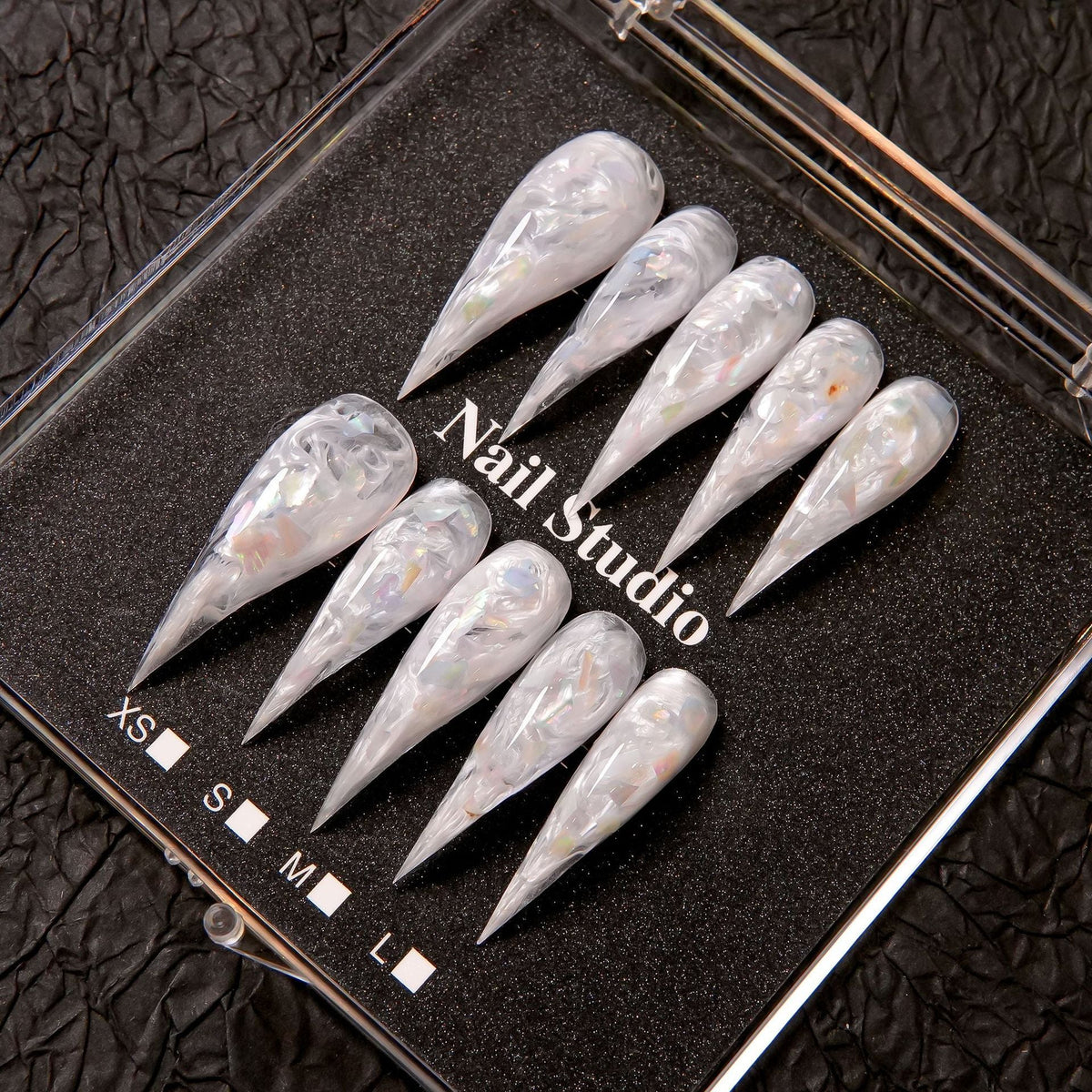 Press-On Nails Stiletto Artistic Peel & Stick