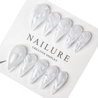 Press-On Nails Stiletto Artistic Peel & Stick
