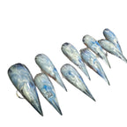 Press-On Nails Stiletto Artistic Reusable
