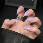 Press-On Nails Stiletto Claw Lightweight Easy Apply