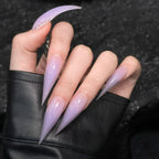 Press-On Nails Stiletto Claw Lightweight Easy Apply