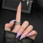 Press-On Nails Stiletto Claw Lightweight Easy Apply