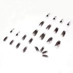 Press-On Nails Stiletto Floral Accent Easy Apply & Reusable