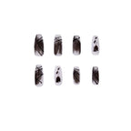 Press-On Nails Stiletto Floral Accent Easy Apply & Reusable