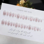 Press-On Nails Stiletto Floral Embellished Easy Application