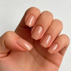 Press-On Nails Stiletto Floral Gel Finish