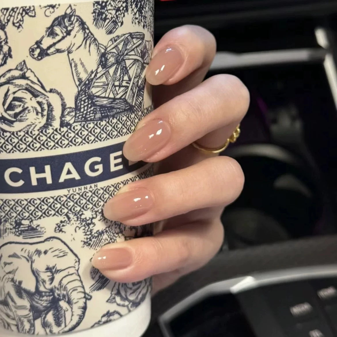 Press On Nails Stiletto Floral Peel & Press