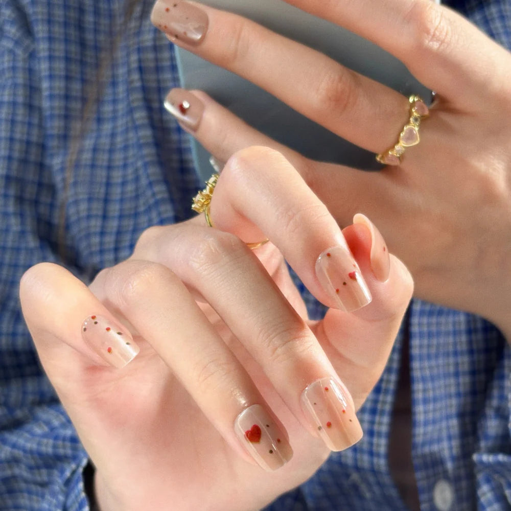 Press On Nails Stiletto Floral Peel & Press