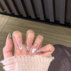 Press On Nails Stiletto Floral Peel & Press