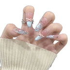 Press On Nails Stiletto Floral Peel & Press