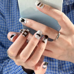 Press On Nails Stiletto Floral Peel & Press