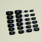 Press-On Nails Stiletto French Tip Self-Adhesive 24-Piece