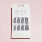 Press-On Nails Stiletto French Tip Self-Adhesive 24-Piece