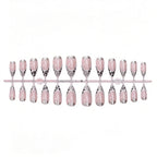 Press-On Nails Stiletto Glitter Easy-Apply
