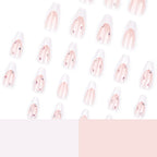 Press-On Nails Stiletto Glitter Gradient Self-Adhesive