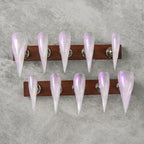 Press-On Nails Stiletto Glitter Lightweight & Durable