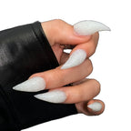 Press-On Nails Stiletto Glitter No-Glue & Reusable