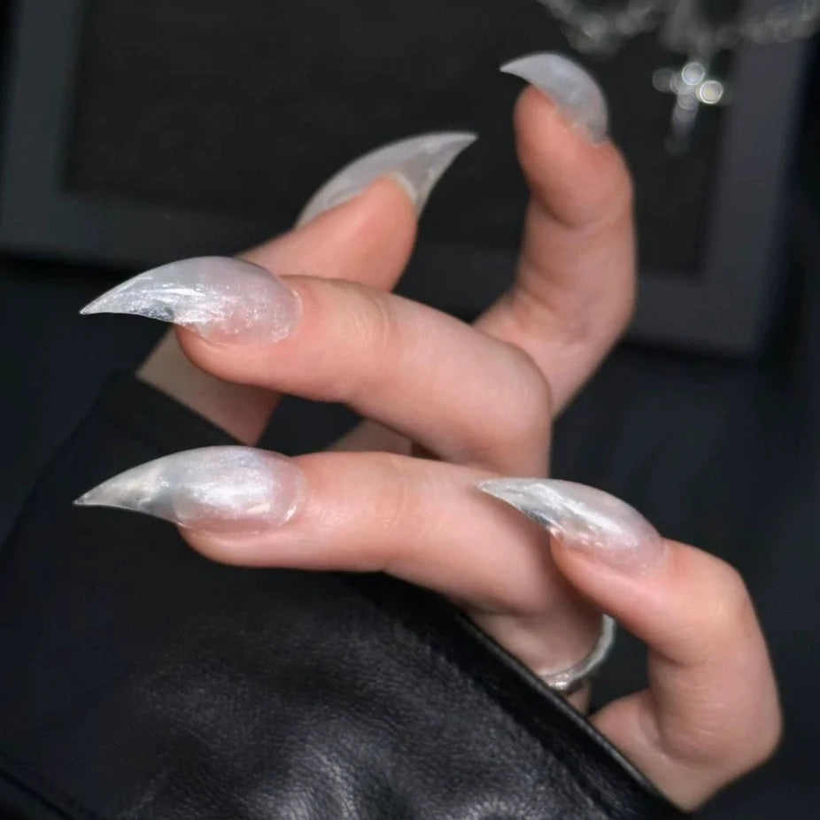 Press-On Nails Stiletto Glitter Self-Adhesive Tabs