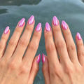 Press-On Nails Stiletto Glossy High-Shine Set of 24
