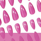 Press-On Nails Stiletto Glossy High-Shine Set of 24