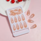 Press-On Nails Stiletto Gradient High-Gloss Self-Adhesive Set of 24