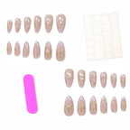 Press-On Nails Stiletto Handcrafted Embellished