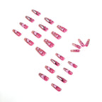 Press-On Nails Stiletto Heart Design Self-Adhesive