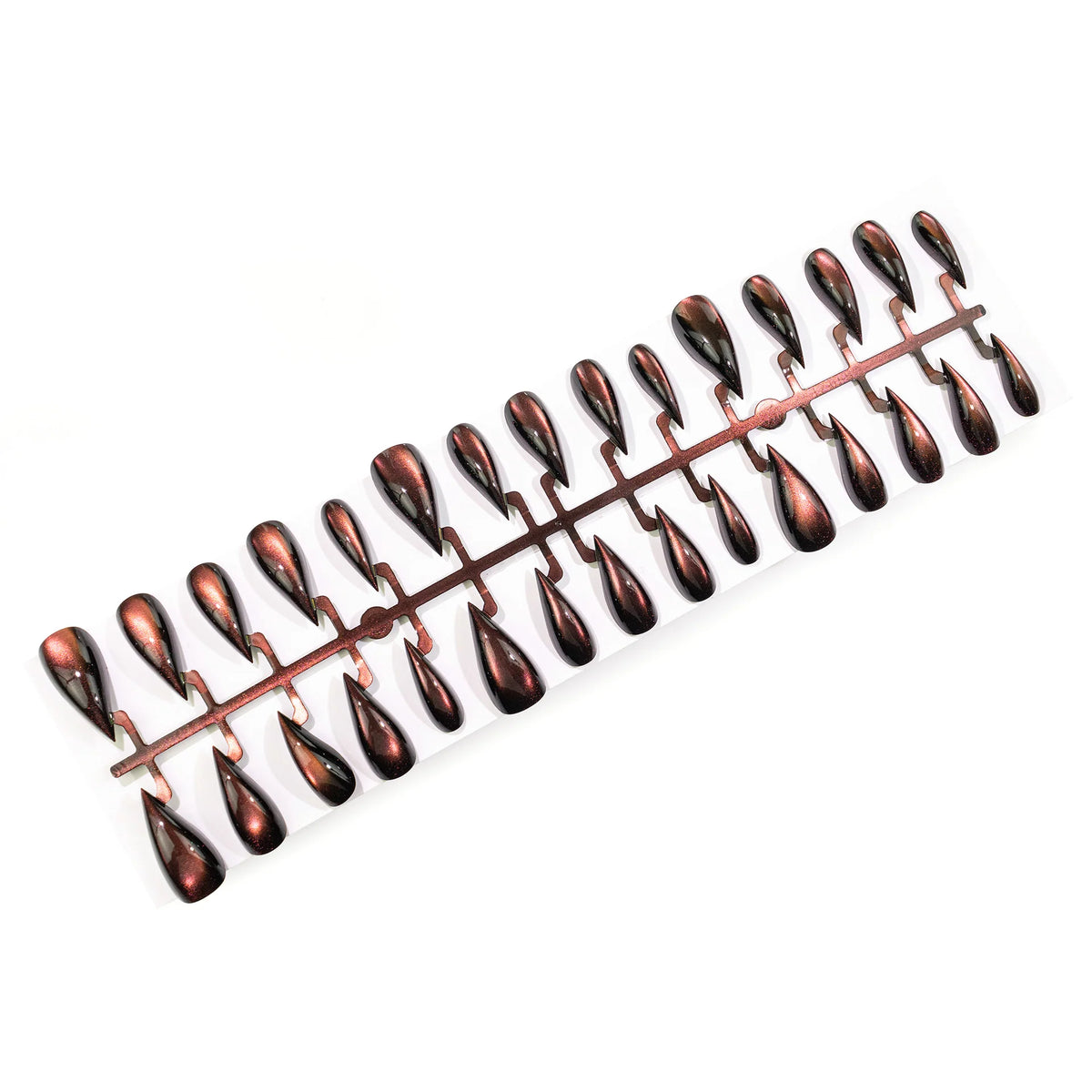 Press-On Nails Stiletto High-Gloss Peel-And-Stick