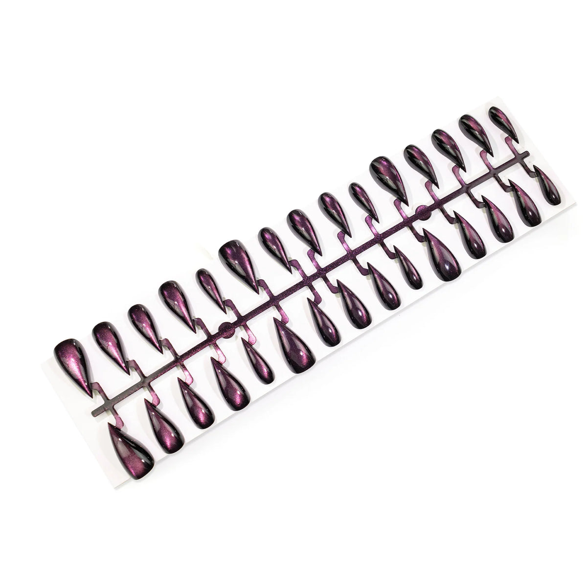 Press-On Nails Stiletto High-Gloss Peel-And-Stick