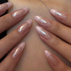 Press-On Nails Stiletto High Gloss Translucent