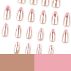 Press-On Nails Stiletto High Gloss Translucent