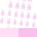 Press-On Nails Stiletto Lace Lightweight Acrylic
