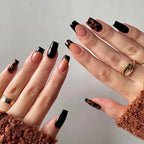 Press-On Nails Stiletto Leopard Print Easy Application