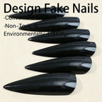 Press-On Nails Stiletto Lightweight & Durable Reusable