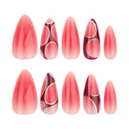 Press-On Nails Stiletto Ombre Easy Application
