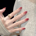 Press-On Nails Stiletto Ombre Glitter