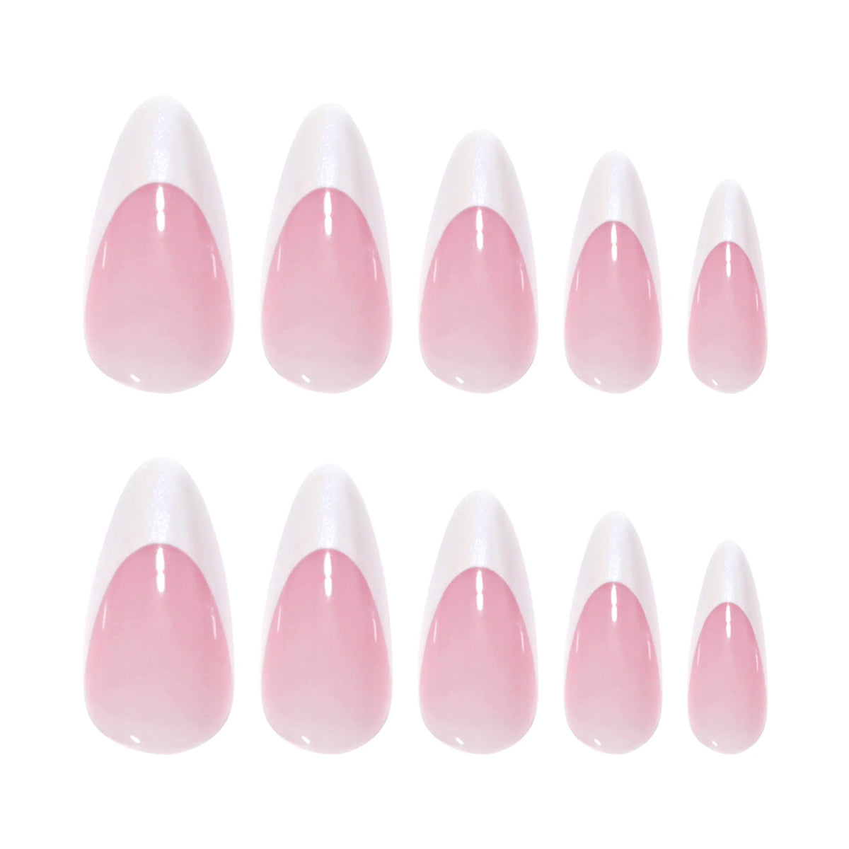 Press-On Nails Stiletto Ombre Gradient Durable & Flexible