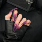 Press-On Nails Stiletto Ombre Long-Lasting
