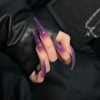 Press-On Nails Stiletto Ombre Long-Lasting