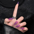Press-On Nails Stiletto Ombre Short Claw