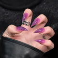 Press-On Nails Stiletto Ombre Short Claw