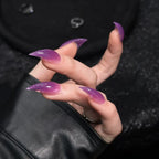 Press-On Nails Stiletto Ombre Short Claw
