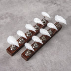Press-On Nails Stiletto Pearl Accents Reusable