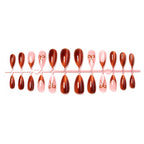 Press-On Nails Stiletto Peel And Stick Glossy Finish