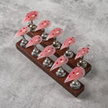 Press-On Nails Stiletto Pink Red Dot Peel & Stick