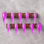 Press-On Nails Stiletto Pointed Glue-Free Comfort Fit
