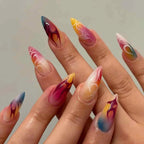 Press-On Nails Stiletto Reusable Easy Application