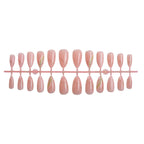 Press-On Nails Stiletto Rose Adhesive Backing & Multiple Sizes