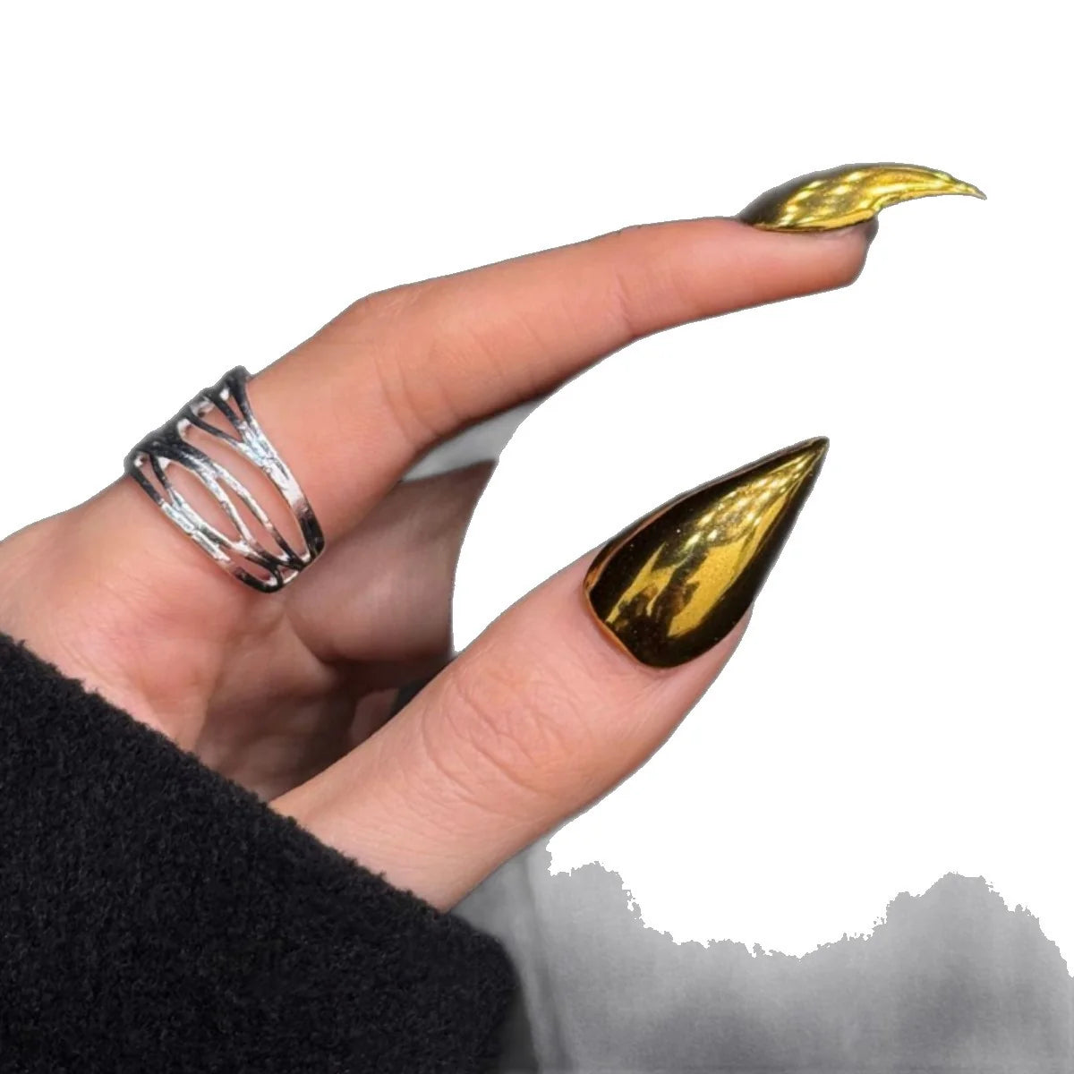 Press-On Nails Stiletto Shape Glossy & Durable